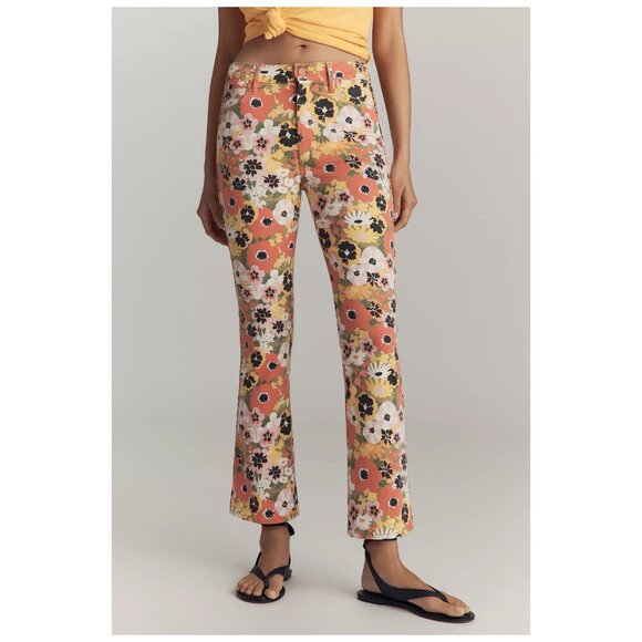 MOTHER | The Smokin' Double Flood Mid-Rise Ankle Jeans | NWT - Picture 2 of 6